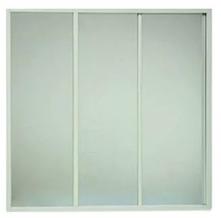 Шторка на ванну Bas Ямайка 3 створки стекло прозрачное